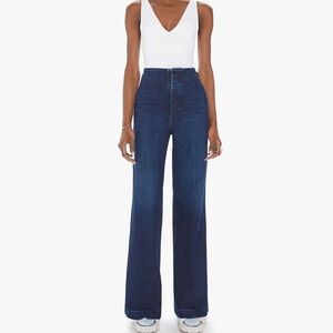 MOTHER Denim The Cinch Roller Sneak in French Electro